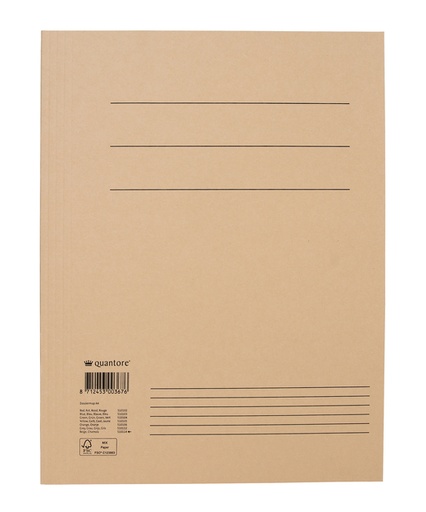 [510114] Dossiermap Quantore A4 250gr chamois