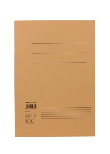 [510134] Dossiermap Quantore folio 250gr chamois