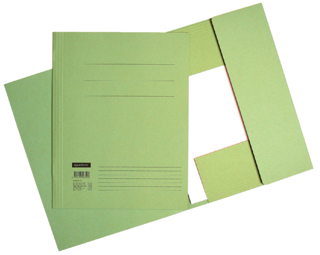 Chemise à rabats Quantore folio 250g vert