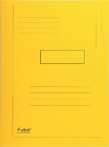 [510875] Chemise Exacompta Forever A4 290g 2 rabats jaune