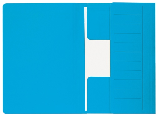 [512703] Dossiermap Djois Secolor Mammoet folio 3 kleppen 250gr recycled blauw