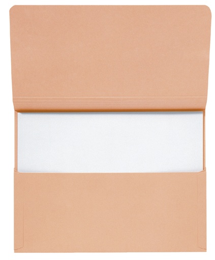 [510314] Pochette Secolor Folio carton 100% recyclé 250g chamois