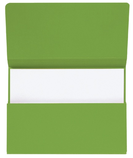 [510304] Pochette Secolor Folio carton 100% recyclé 250g vert