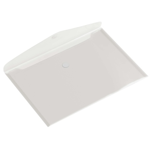 [512578] Pochette enveloppe Europel A4 paysage 335x240mm PP transparent blanc