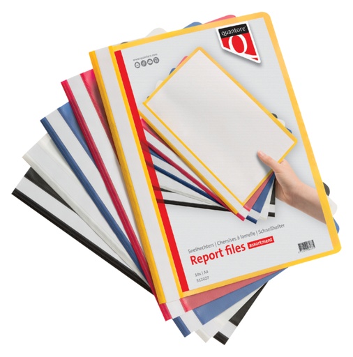 [511027] Snelhechter Quantore A4 PP assorti