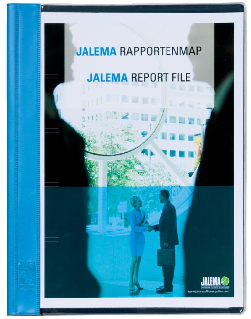 Rapportenmap Jalema A4 met snelhechter blauw