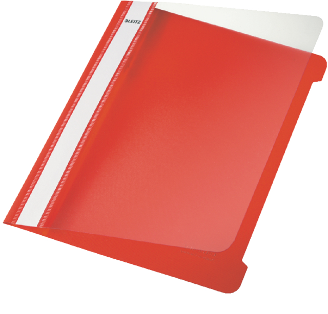 Chemise à lamelle Leitz standard A5 PVC rouge