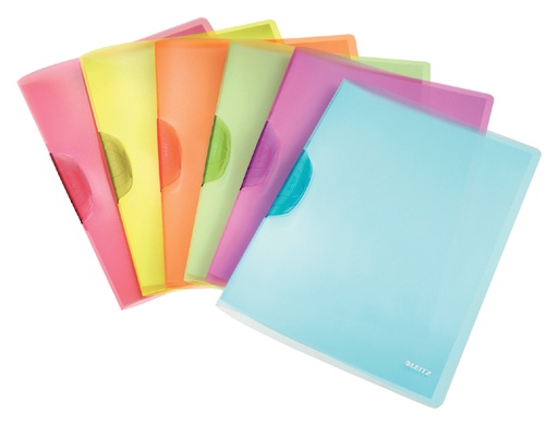 [511222] Chemise à clip Leitz 4176 Colorclip A4 PP assorti
