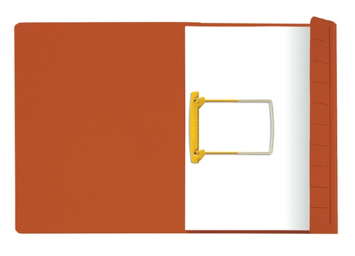 [512542] Chemise Clip Secolor Folio carton 100% recyclé 250g rouge