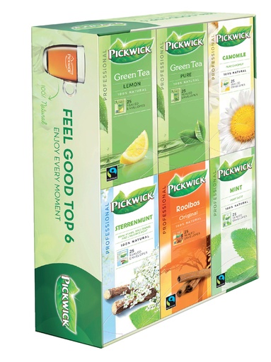 [890397] Thee Pickwick multipack original 6x25st feel good
