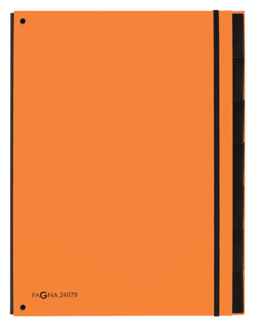 Trieur Pagna Trend A4 7 intercalaires orange