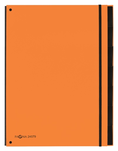 [502976] Sorteermap Pagna Trend A4 7 tabs oranje