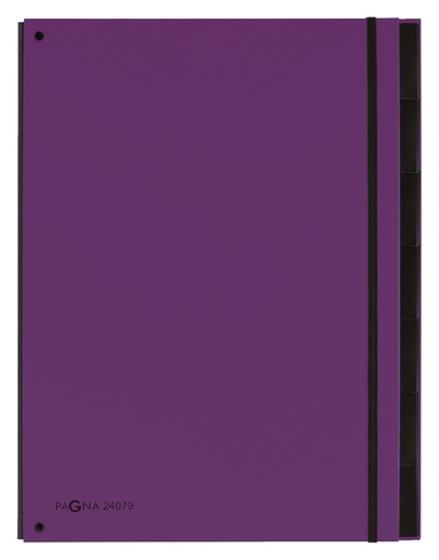 [502977] Trieur Pagna Trend A4 7 intercalaires lilas