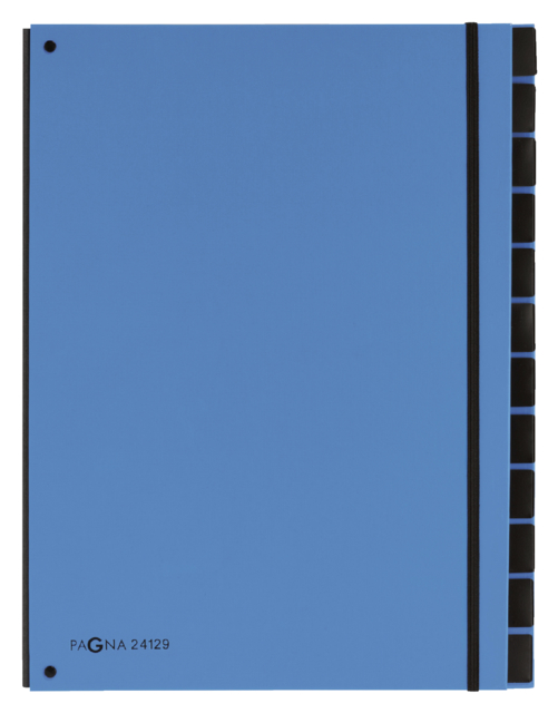 Trieur Pagna Trend A4 12 intercalaires bleu ciel
