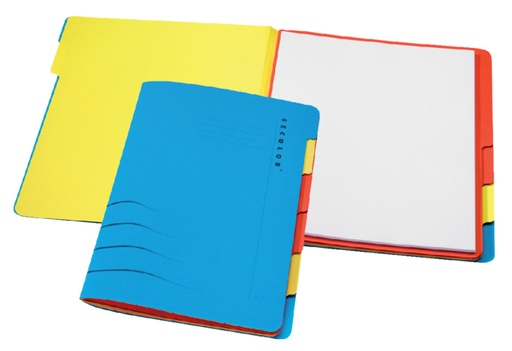 [530055] Trieur Jalema Secolor Sixtab 6 compartiments bleu