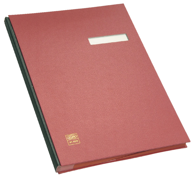 Vloeiboek Elba 20 vakken rood