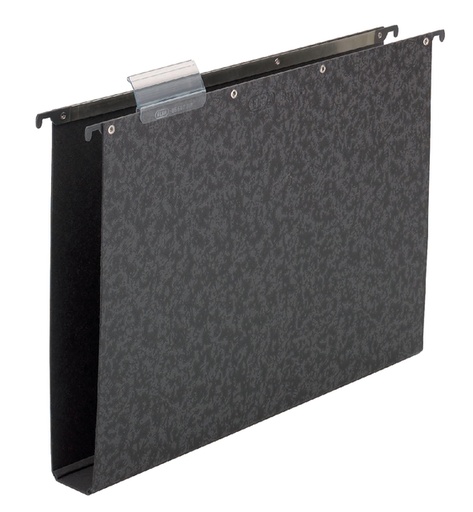 [520530] Dossier suspendu Elba Vertic panneau dur A4 40mm noir