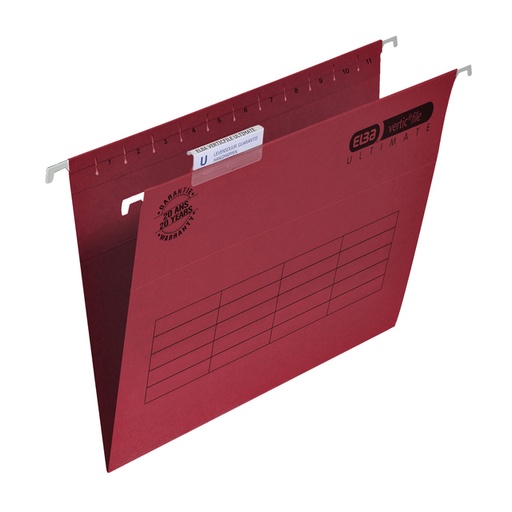 [520454] Dossier suspendu Elba Vertic Ultimate A4 fond V rouge