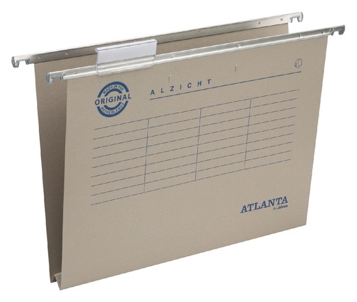 [520112] Dossier suspendu Djois Alzicht folio frontal recyclé fond U 30mm gris
