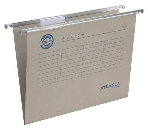 [520108] Dossier suspendu Djois Alzicht folio frontal recyclé fond-V 250g gris