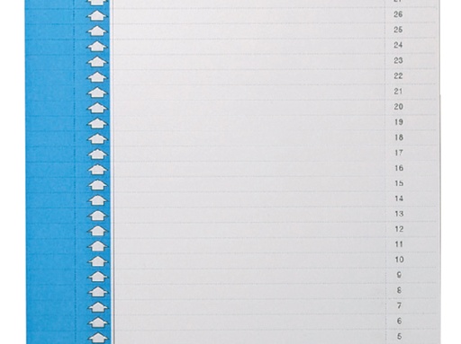 [521693] Ruiterstrook Elba Nr 9 157x7mm lateraal blauw 10 stuks