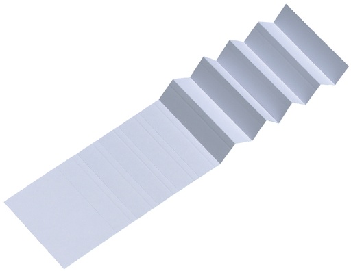 [520280] Etiquettes cavalier Esselte Classic 50mm blanc 10 pièces