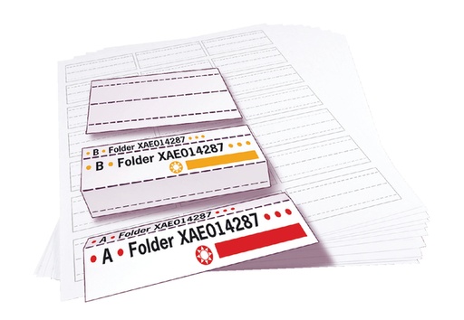 [520176] Bande de cavalier pour dossier suspendu Djois Alzicht AG51102 imprimable 20 feuilles