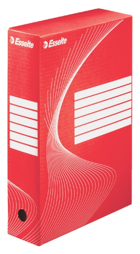 [531017] Archiefdoos Esselte Boxycolor  80mm 352x250mm rood