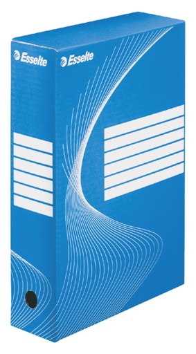 [531016] Archiefdoos Esselte Boxycolor 80mm 352x250mm blauw