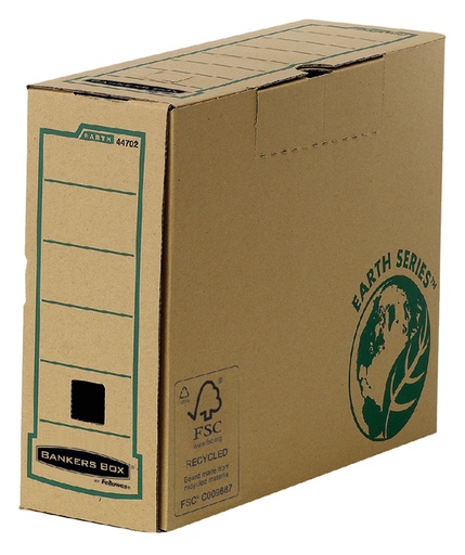 [531043] Archiefdoos Bankers Box Earth A4  transfer 100mm bruin