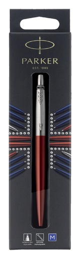 [600809] Stylo bille Parker Jotter Kensington Red CT Medium blister