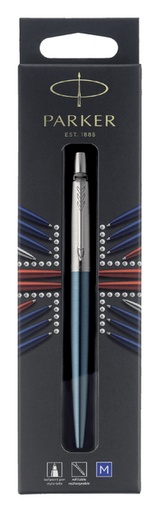 [600846] Stylo bille Parker Jotter Waterloo Blue CT Medium blister