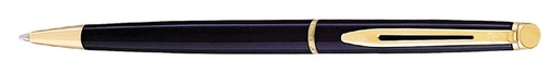 [610095] Stylo bille Waterman Hémisphère Noir Laqué GT Medium