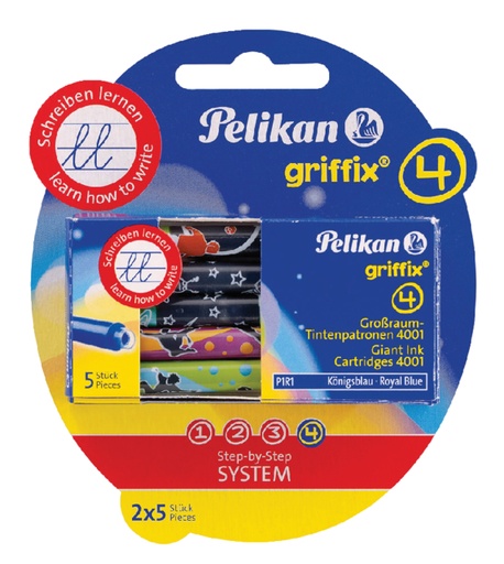 [609603] Inktpatroon Pelikan Griffix blauw op blister