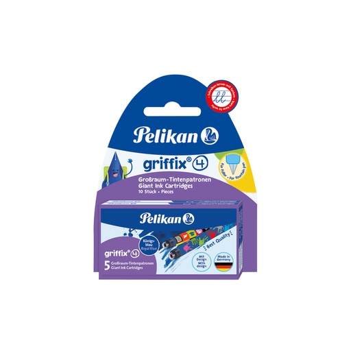 [609603] Recharge encre Pelikan Griffix bleu blister