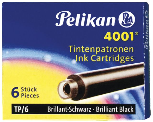 Cartouche d’encre Pelikan 4001 noir