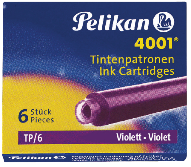 Cartouche d''encre Pelikan 4001 violet