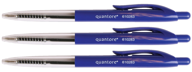 Stylo Bille Stick Quantore rétractable Medium Bleu