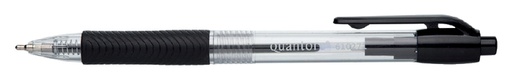 [610271] Stylo bille Grip Quantore rétractable Medium noir
