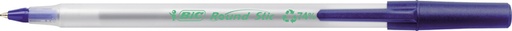 [600033] Balpen Bic Ecolutions round stic medium blauw