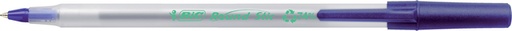 [600033] Stylo bille BIC Ecolutions Round Stic Medium bleu