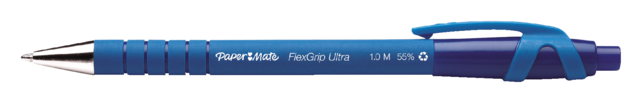 Stylo bille Paper Mate Flexgrip Ultra Medium bleu 30+6 gratuits