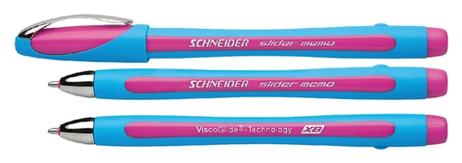 [106390] Stylo bille Schneider Slider Memo Extra Large rose