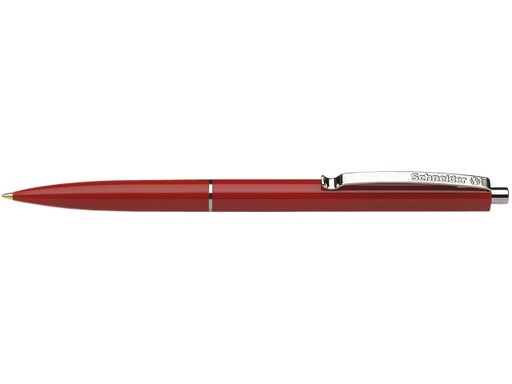 [614332] Stylo bille Schneider K15 Medium rouge