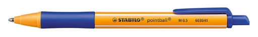 [610413] Balpen STABILO pointball 6030/41 medium blauw