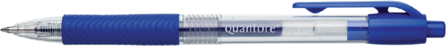 Stylo Gel Quantore Grip rétractable 0,7mm bleu