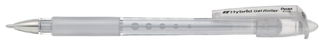 Gelschrijver Pentel K118 zilver 0.3mm