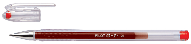 Stylo Gel PILOT G-1 Medium rouge