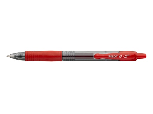 [636182] Gelschrijver PILOT G-2 fijn rood