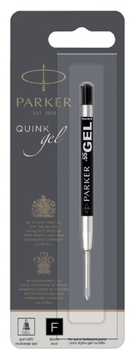 [625931] Recharge stylo gel Parker Quink Fin noir blister 1 pièce